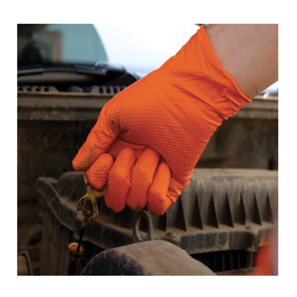Aurelia Ignite Orange Nitrile Gloves