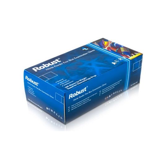 Aurelia Robust Blue Nitrile Gloves