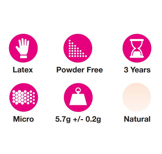Aurelia Vibrant Latex Gloves