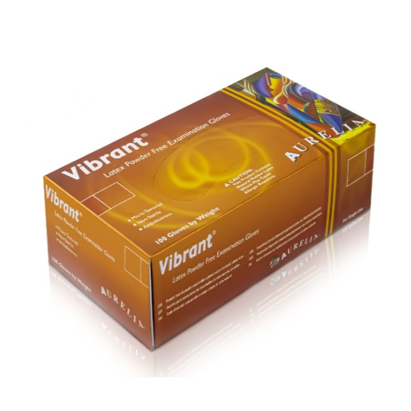Aurelia Vibrant Latex Gloves