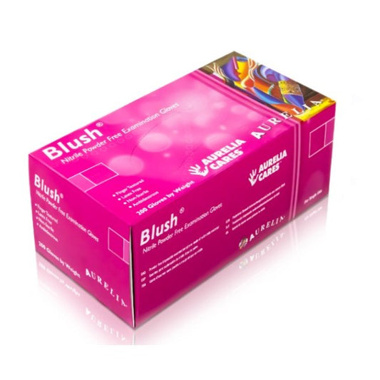 Aurelia Blush Pink Nitrile Gloves