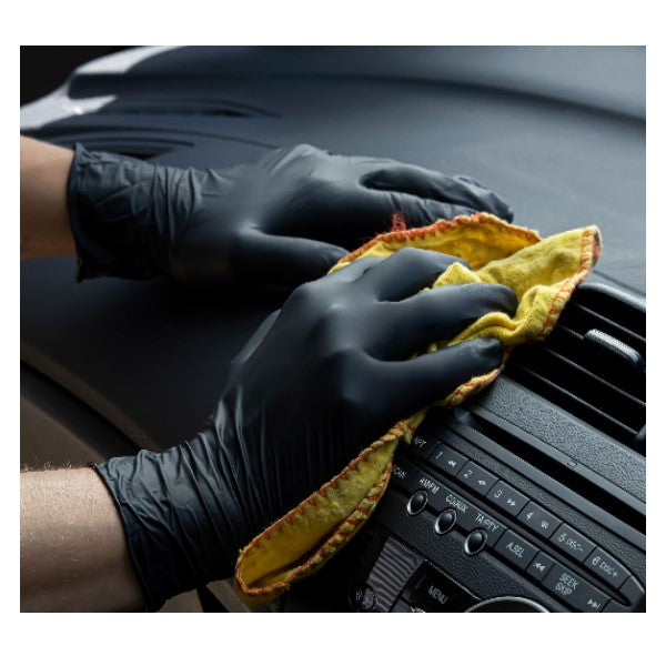 Aurelia Bold Black Nitrile Gloves